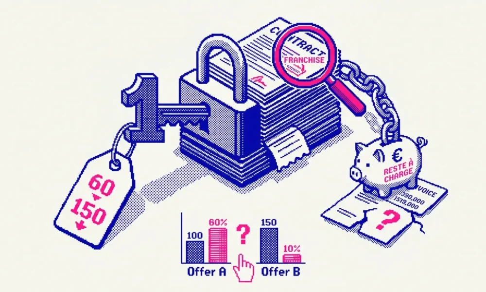 Jeune locataire comparant une assurance premier appartement avant emménagement