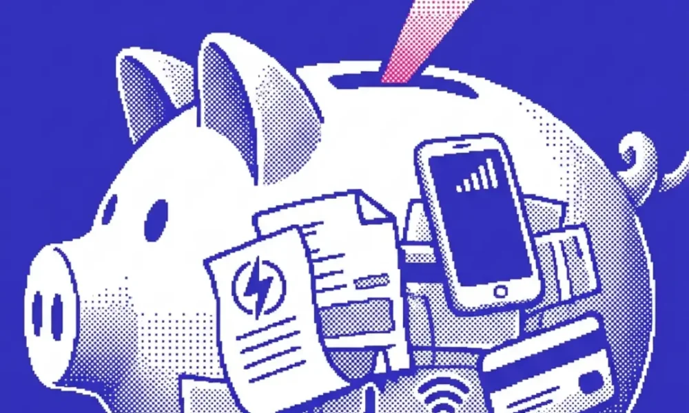 Jeune locataire qui applique un plan pour économiser 500€ en location