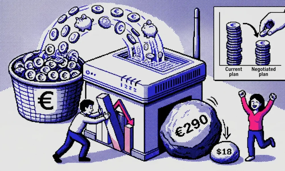 négocier son abonnement internet — illustration