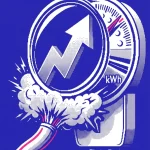 Facture d'électricité augmente en 2026 sur une facture et un compteur électrique